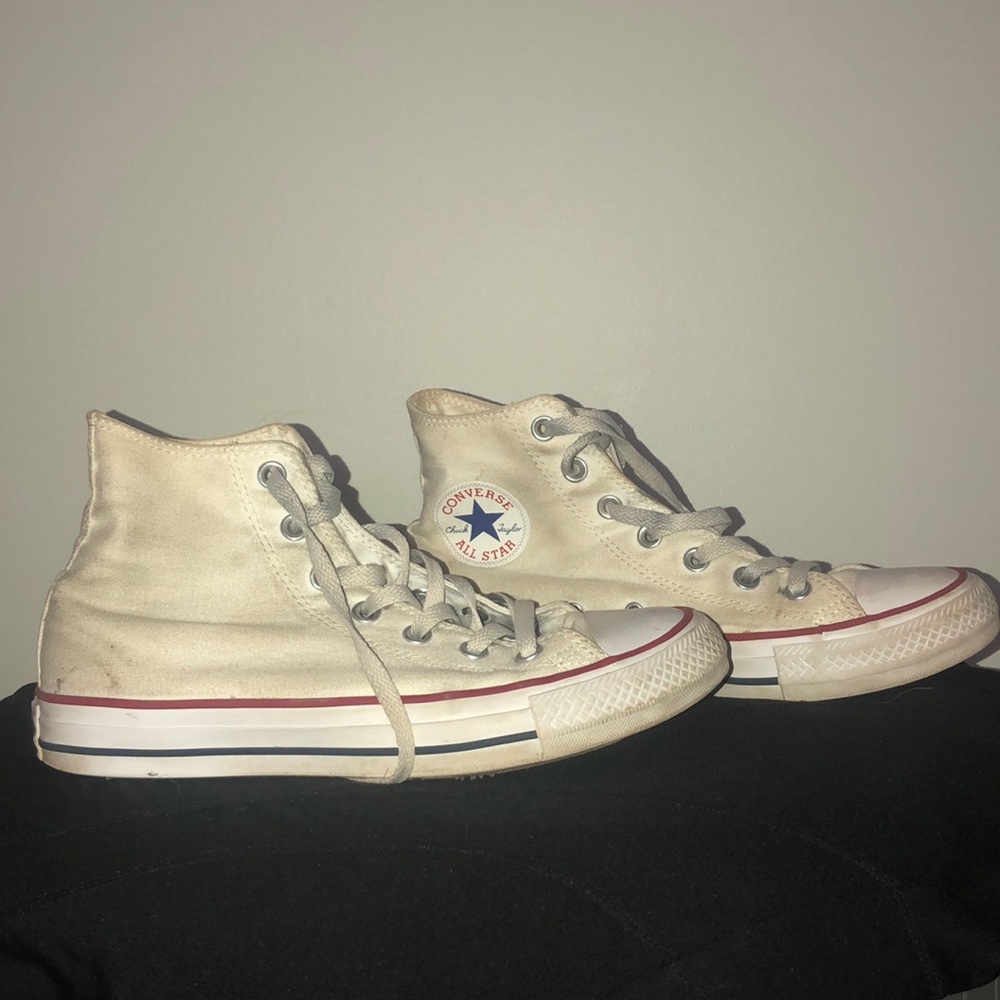 High Top White Converse
